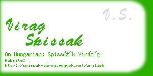 virag spissak business card